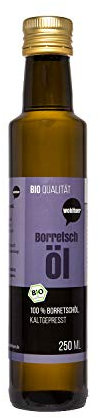 Wohltuer Bio Borretschöl 2x 250ml - Nativ gepresst und 100% rein - Natur pur (500 ml gesamt)