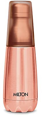 Milton Vertex -500 Thermosteel Water Bottle with Unbreakable Tumbler, 500 ml, Multticolor