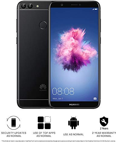 Huawei P Smart (Dual SIM) 32GB Android 8.0 UK version SIM-Free Smartphone - Black