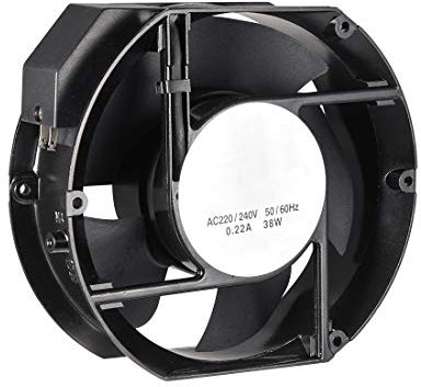 sourcing map Cooling Fan 170mm x 150mm x 51mm FP-108EX-S1-B AC 220-240V 0.22A Dual Ball Bearings