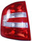 BESTPRICE 1x Heckleuchte links Blinker weiß ohne Lampenträger Kompatibel mit SKODA FABIA 1 Kombi (6Y5), FABIA 1 Stufenheck (6Y3)