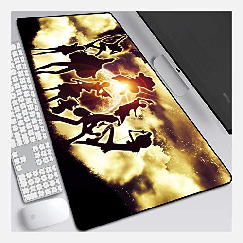 IGIRC Tapis De Souris Onepiece 900X400Mm, Tapis De Souris Gaming avec Base Épaisse Et Précise, pour Ordinateur Portable, Pc
