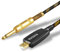 NUOSIYA Cavo USB per chitarra da 6,35 mm, cavo di registrazione da chitarra a PC, adattatore convertitore di interfaccia di collegamento, cavo di registrazione del computer jack – 3 m