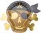 8 Assiettes Pirate Kraft 26 * 33CM