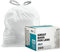 Plasticplace Sacs Poubelle sur Mesure TRA310WH │ Compatible avec simplehuman (x) Code V (200 unités) │ Poubelle à Cordon Blanc, doublures 4,2-4,8 gallons/16-18 litres │ 14,75 x 28