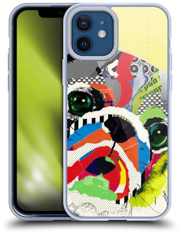 Head Case Designs Officially Licensed Michel Keck Pug Dogs 4 Soft Gel Case Compatible With Apple iPhone 12 / iPhone 12 Pro