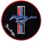 Mustang Ford-Aufnäher zum Aufbügeln, bestickt, für Jacke, Hut, T-Shirt, Jeans, Tasche, Sport, Rennsport, Motorsport