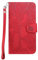 LEINUO Handyhülle für Samsung Galaxy S9 (5.8 Zoll) Baum des Lebens Designmuster Handyhülle für Hülle Klapphülle Leder Schutzhülle Handytasche für Hülle Tasche,Rot