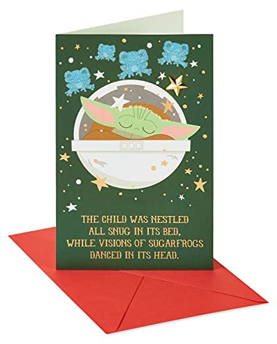 American Greetings Star Wars Weihnachtskarte für Kinder (Ecke der Galaxie)