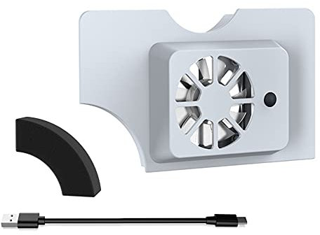 Compatible avec Switch OLED Ventilateur de refroidissement Host Base Cooler Turbo Radiateur de température avec câble USB Type-C pour NS Switch OLED Accessoires