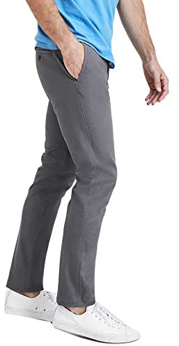 Dockers Original Chino Skinny Homme Pantalons, Car Park Grey, 32W / 32L