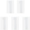 sourcing map Iron on Number 1 Heat Transfer 8 White Single Number for Team Uniform, Sports T-Shirt, Football, Basketball, Baseball Pack of 5