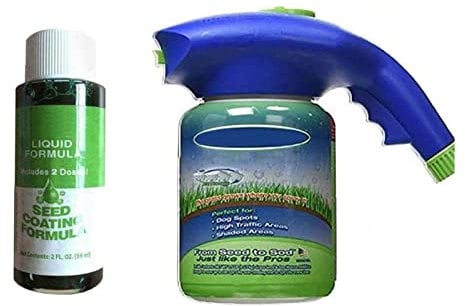 Lawn Patch Seed Sprayer, Hydro Mousse Liquid Lawn Growth Magic Lawn Repair Green Grass Spray, Garden Grass Seed Sprayer System Combination Tools