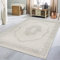Teppich-Traum Teppich Esszimmer Modern Klassischer Allergiker-freundlich Dezent Orientalisches Design - Creme grau, 120 x 170 cm