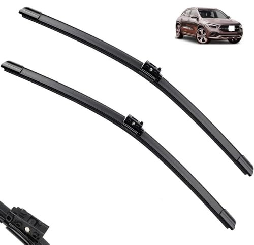 Wischerblätter kompatibel mit Mercedes Benz GLA H247 MK2 2020 2021 2022 2023 Windschutzscheibe Windschutzscheibe Fenster GLA200 GLA220 GLA250 GLA180 200 250 (Color : FRONT, Size : LHD)