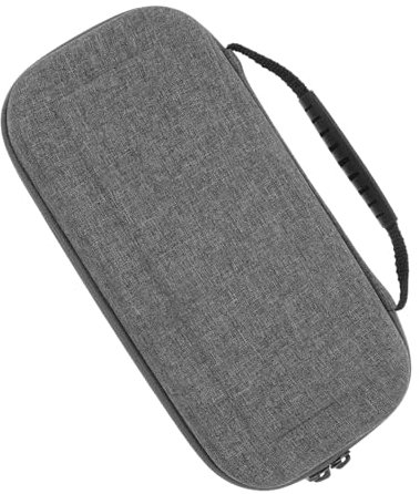 Uonlytech Hartschalen Tragetasche Für Handheld-Konsole Stoßfest Wasserabweisend Leicht Elegante Graue Schutztasche Praktische Aufbewahrung Für Gamer Unterwegs Kompatibel Mit OLED Und Standar