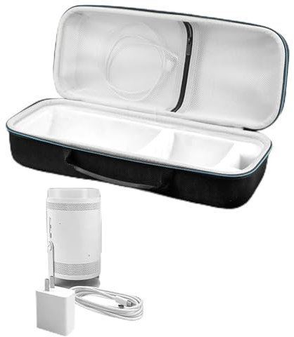 QWORK® Protective Case Suitable for Samsung Freestyle Projector, Projector Storage Bag, EVA Protective Box
