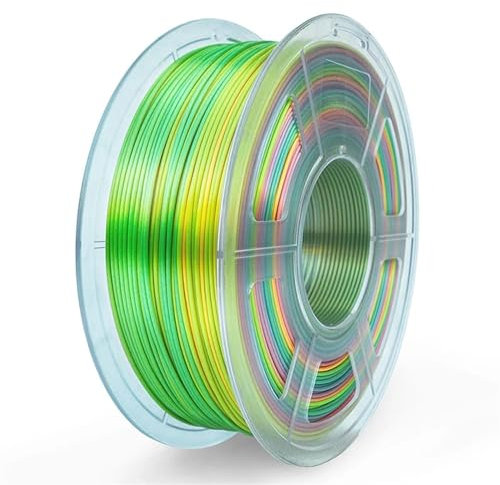 HWWEI PLA Filament Rainbow 1.75MM 1KG Change Color Every 18Meters Odorless (Farbe : 03)
