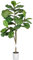 Leflos 120cm Künstlicher Pflanze Fiddle Blättern Feigenbaum Indoor, Tropischer Ficus pandurata Hance, Ficus Baum mit verstellbarem AST und Blättern, deko für Wohnzimmer, Büro, Fest & Party