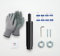 Mastery Mart Gasdruckfeder Bürostuhl Entferner, mit 246mm - 346mm Gasdruckfeder, Handschuhe, Zylinderentfernungswerkzeug, Zylinderklemmwellen(28mm), Lange Schrauben, L-Schraubenschlüssel