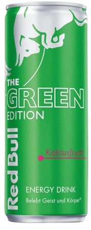 Getränke und Mixer 24 Einheiten Box Bull Energy Drink Kaktusfrucht The Green Edition Alu-Dose 25 cl