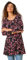 Roman Originals Swing Top with Pockets for Women UK Ladies Hanky Hem Asymmetric Tunic Blouse Longline Long Stretch Jersey Casual Round NeckTee Shirt T-Shirt - Pink - Size 10