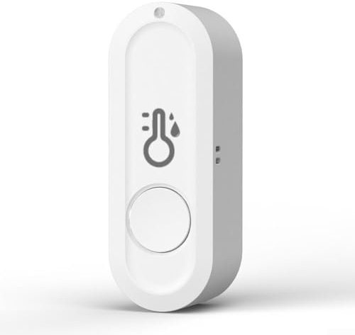 Zoegneer Hygrometer WIFI Smart Temperatur- und Feuchtigkeitssensor Drahtloser Temperatur- und Feuchtigkeitssensor für Tuya