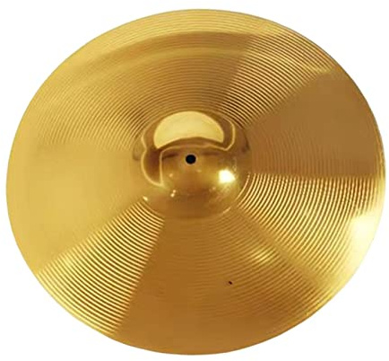 LeeQinersw Piatti Crash in Ottone Hi Hat per Batteria Set di Strumenti Percussione, 12 pollici