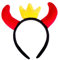 Cabilock 1Stk Horn Krone Stirnband camoing fronleichnam haarhalter raclette hut the edith eger Spa-Stirnband Flagge Haut weihnachtsdeko Party-Haarband Mode-Haarreifen Stoff rot