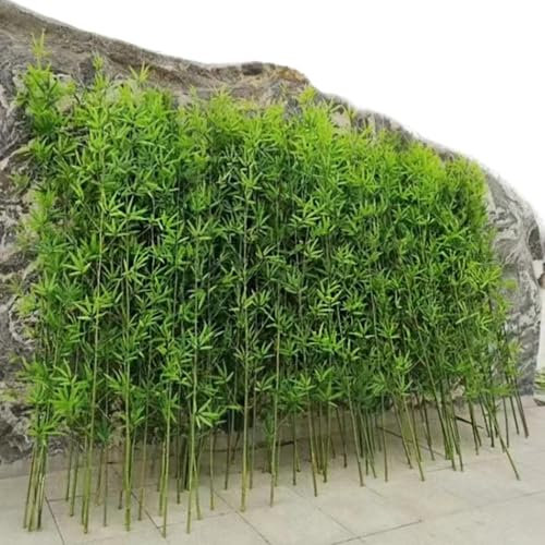 CUXAHO Plante Artificielle Bambou pour Brise Vue Balcon,Brise-Vue pour Balcon pour Exterieur Jardin Terrasse(10 Pack-120cm/3.9ft)