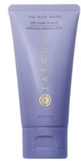 TATCHA The Rice Wash, Travel-Sized | Soft Cream Facial Cleanser - Wash Away Buildup Without Stripping Skin For A Soft, Luminous Complexion | 50 ml/ 1.7 fl. oz.