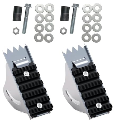 Lightweight Ladder Stabilizer Blocks Nonslip Feet Ladders Equipment for Easy Installation On Smooth Wet Surfaces Practical Aluminum Ladder Supports