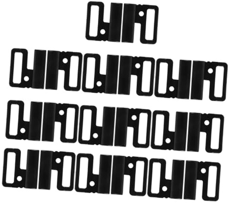 PRETYZOOM 20 pezzi Clip Regolabili per Bikini Chiusure Frontali per Costume da Bagno Ganci Resistenti in Plastica per Costumi e Intimo Accessori Cucito Swimwear Comfort e Sicurezza