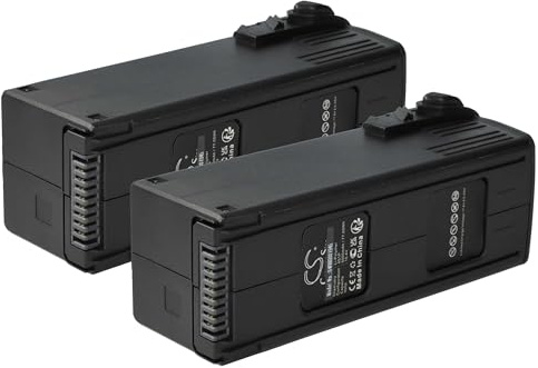 vhbw 2X Akku kompatibel mit DJI Mavic 3, Enterprise, Classic, Pro Cine, Pro Drohne Multicopter Quadrocopter (5000 mAh, 15,4 V, Li-Polymer)