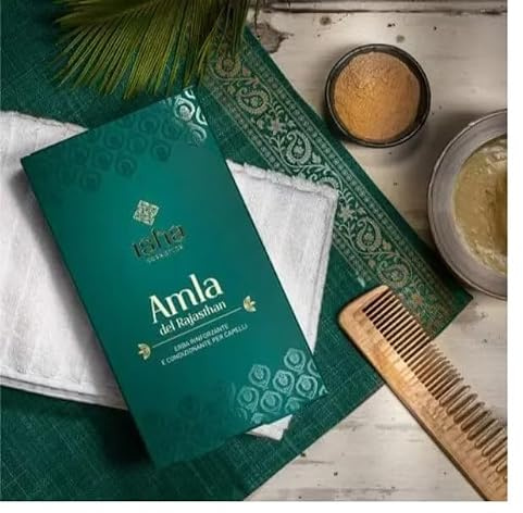 Amla del Rajasthan, Polvere 100% Pura, Rinforzante e Condizionante per Capelli, Nutrimento e Crescita