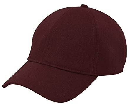 San Diego Hat Company Damen Baseballmütze aus Wolle mit verstellbarem Rücken, Oxblood, Einheitsgröße