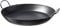 Pentole Agnelli Linea Ferro Tegame in Ferro per Paella con Due Maniglie Inox, Nero, 48 cm