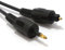 kenable Black Audio Cable TOSlink Plug to MINI-TOSLink OPTICAL 3.5mm Jack 0.5m