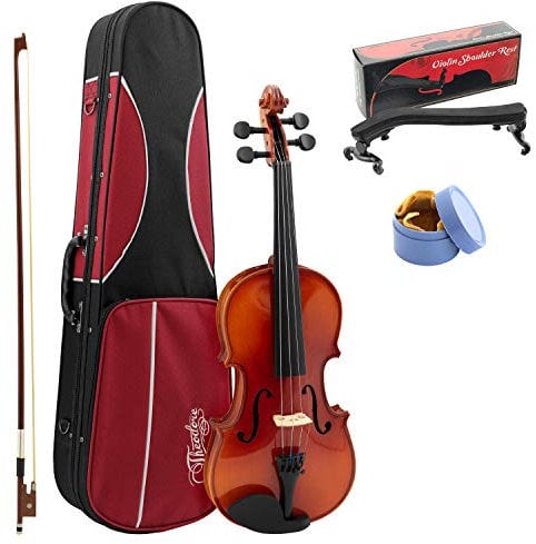 Theodore VLN16-3-4 Schüler-Violine für Anfänger, Größe 3/4, Fichtendecke