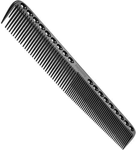 Petyoung Professionelle Kämme Luftfahrt Luftfahrt Aluminium Metallschneiden Kamm Haar Friseur Friseure Salon Kamm (Color : Black, Size : L)