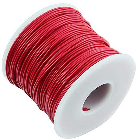 Red 0.25mm² 7/0.2mm Stranded Copper Cable Reel Automotive General Purpose 100M