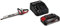 Einhell Taille-haies sans fil ARCURRA 18/55 Power X-Change (18 V, 55 cm longueur de coupe, 18 mm écartement des dents, avec fourreau, poignée frontale étroite) avec Chargeur et Batterie 2,5Ah