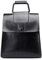 Vmokki Rucksacktasche Leder Damen 3 in 1 Rucksack Handtasche Umhängetasche Frauen Daypack Damentasche für Uni Büro Freizeit (Schwarz)