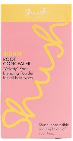 SHUSH Root Concealer Covers Gray And Thinning Areas Makes Hair Appear Fuller And Thicker- Blonde 3G Anti-Ageing, Cleansing, Hydrating, Lightweight, Sharpness, Moisturising, Softening