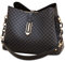 FORRICA Sac à Bandoulière Femme Vintage Sac à Main Mode Sac Porte Epaule PU Cuir Besace avec 3 Grandes Poches Noir