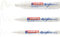 edding acrylic allround white set - white - 3 waterproof acrylic paint marker - fine, medium and broad nibs - acrylic paint pen for drawing on canvas, art paper and wood - acrylic markers for pebbles