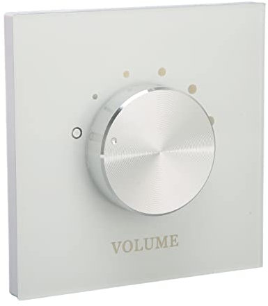 Wand-Lautstärkeregler, Audio-Lautstärkeregler, Smart Home-Lautstärkeregler, Drehknopf, Home-Tuning-Schalter, Transparentes Zweikanal-Panel, 5-stufige Lautstärkeregelung