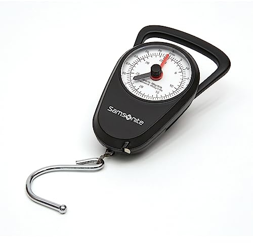 Samsonite® Luggage Scale, Manual, 5H x 2W x 4D, Black