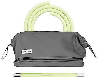 AMOTION Roam Addon Kit Lime | Tasche, Schlauch und Mundstück für Deine Travel Shisha | Viel Platz und Komfort | Passende Farben und Soft-Touch