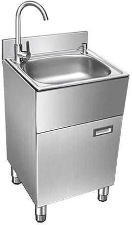 TRGCJGH Mobiletto Sottolavello cucina Sottolavello per Cucina componibile Lavandino da esterno a libera installazione (43x40x80cm/16.9x15.7x31.4in)